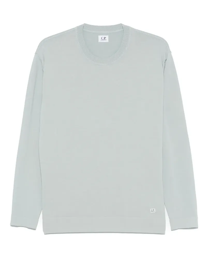 C.P. Company T-Shirt aus Baumwollkrepp - Blau Blau