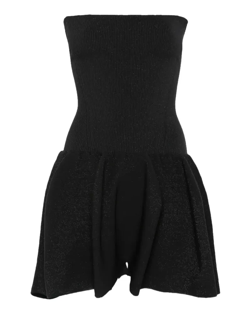CFCL strapless flared playsuit - Schwarz Schwarz