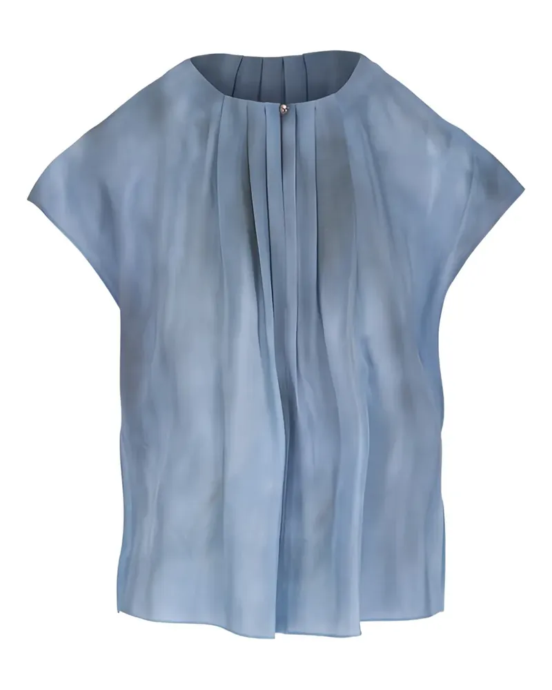Vince pleated blouse - Blau Blau
