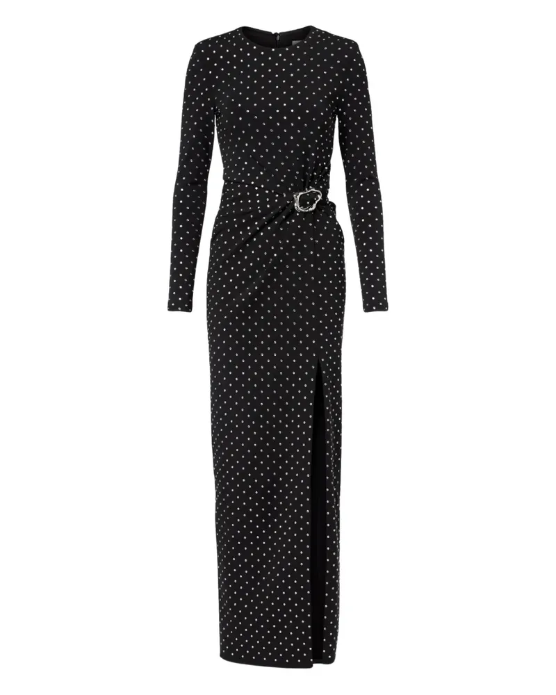 Roland Mouret long-sleeve maxi dress - Schwarz Schwarz