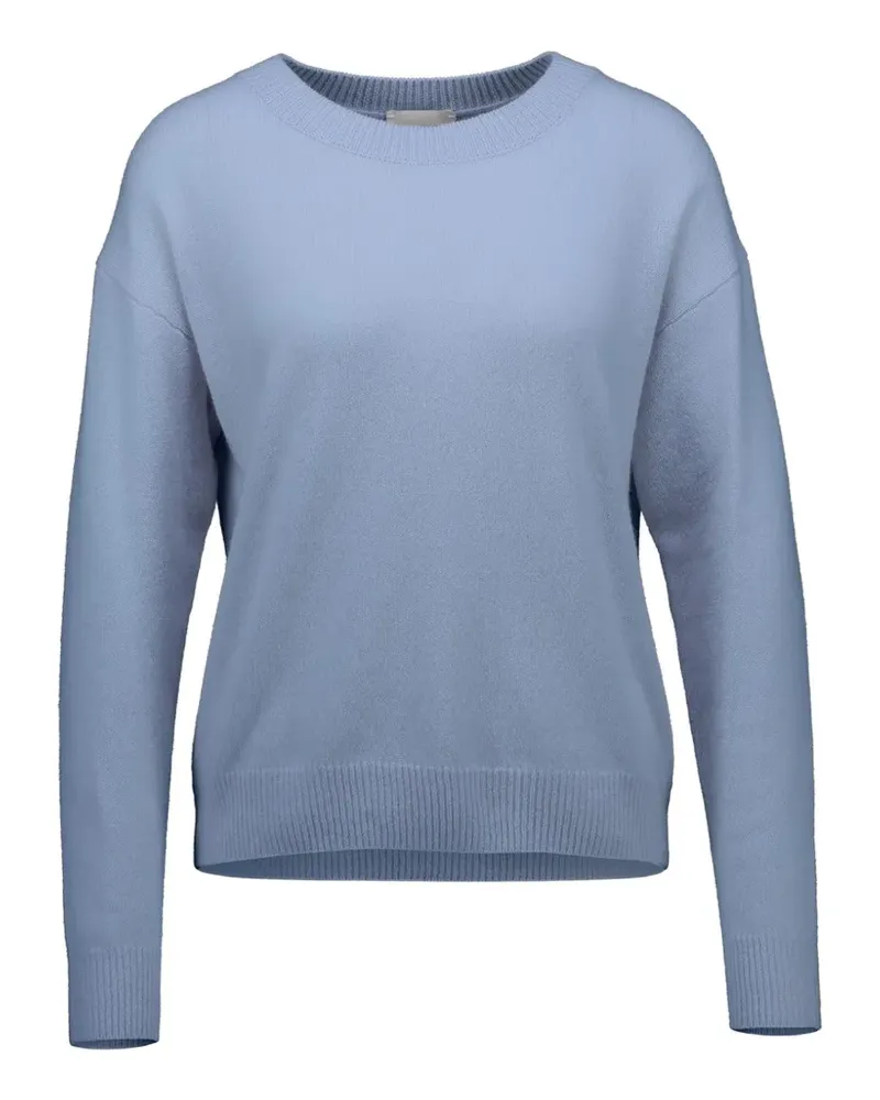 ALLUDE Oberteil mit U-Boot-Ausschnitt - Blau Blau