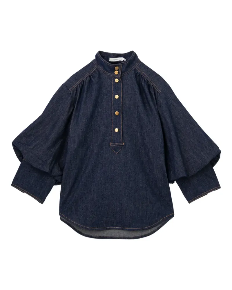 Zimmermann Billow Jeansbluse - Blau Blau