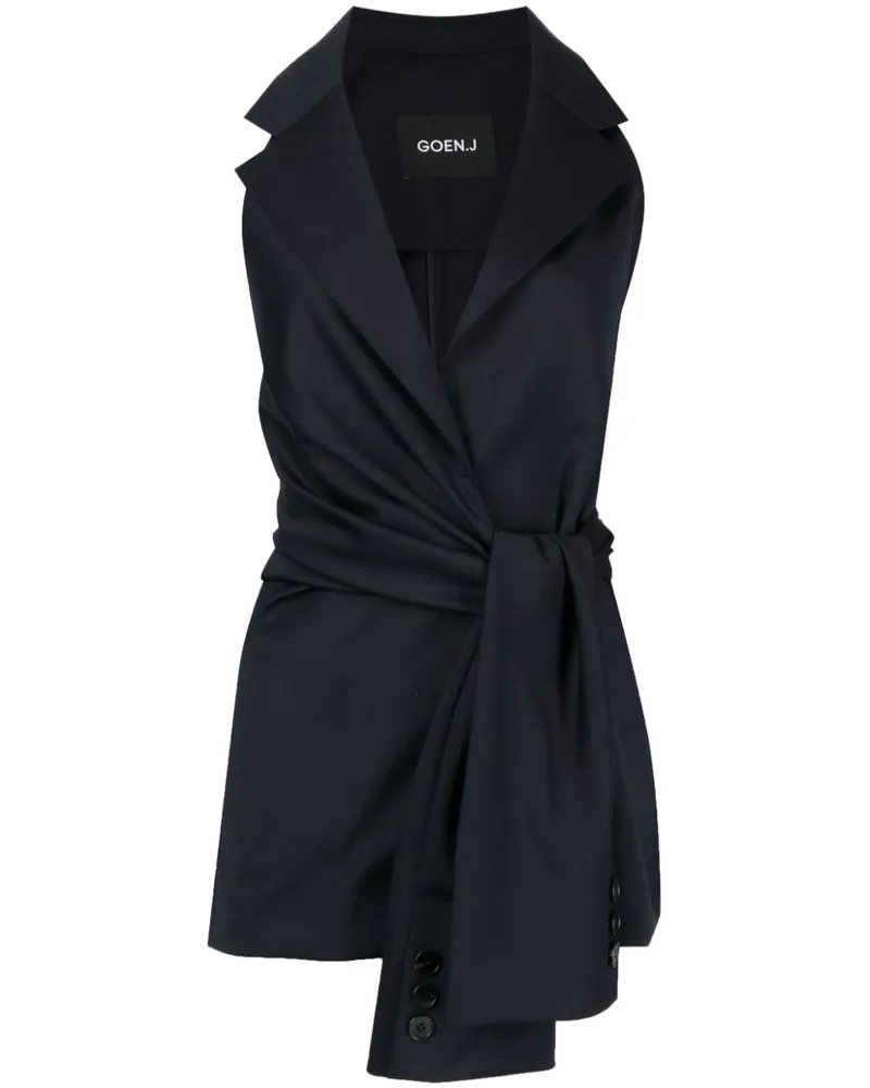 GOEN.J Ärmelloser Blazer - Blau Blau