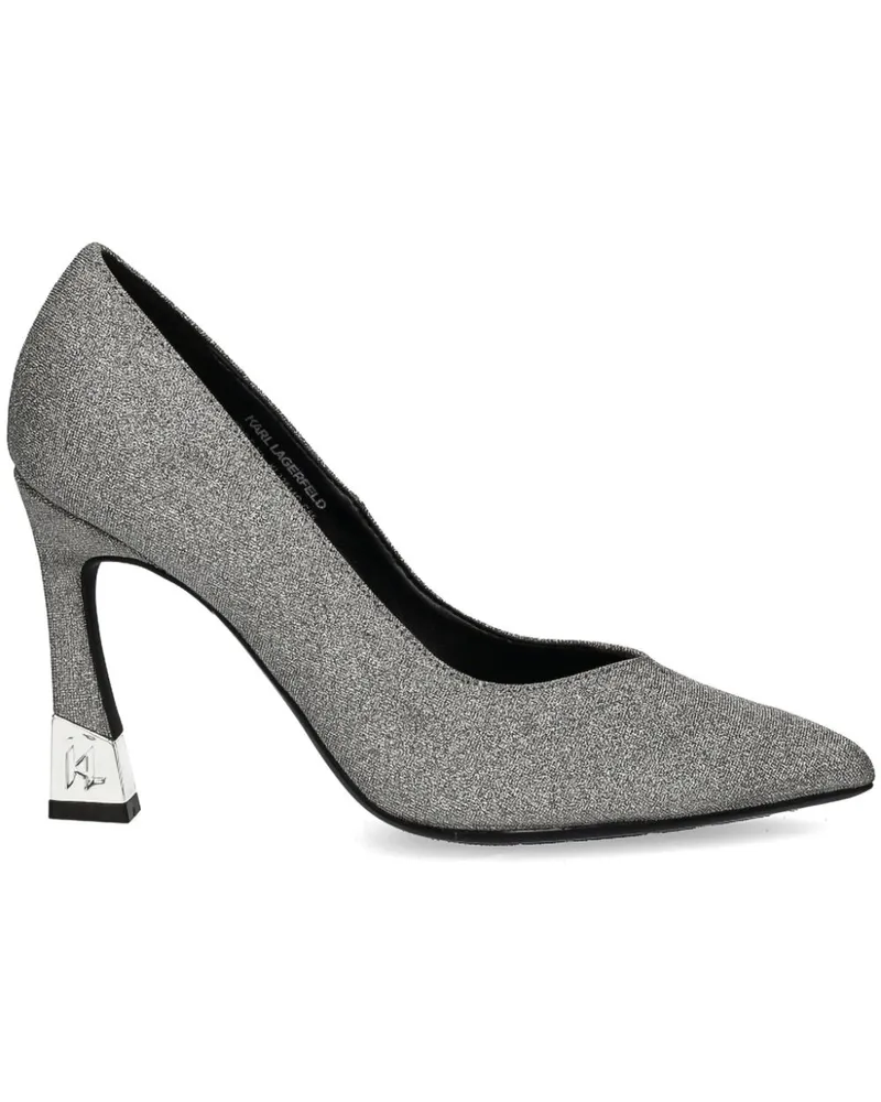 Karl Lagerfeld Premiere Pumps 90mm - Silber Silber