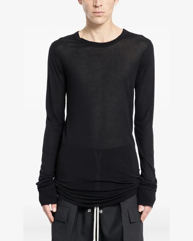 Rick Owens long sleeve top - Schwarz Schwarz
