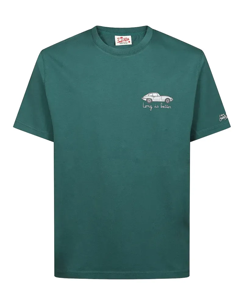 MC2 Saint Barth T-Shirt mit grafischem Print - Grün Grün