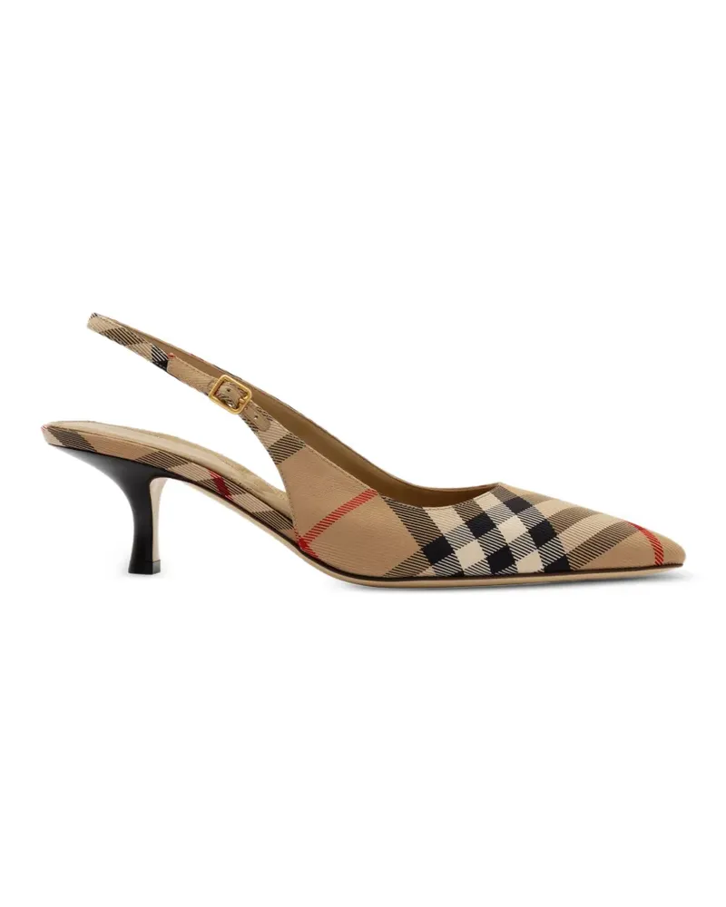 Burberry Pumps mit Dame Check-Print - Nude Nude