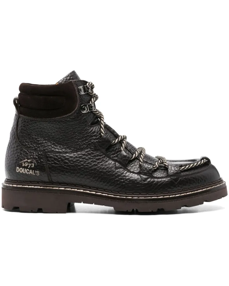 Doucal´s Knöchelhohe Lederstiefel - Braun Braun