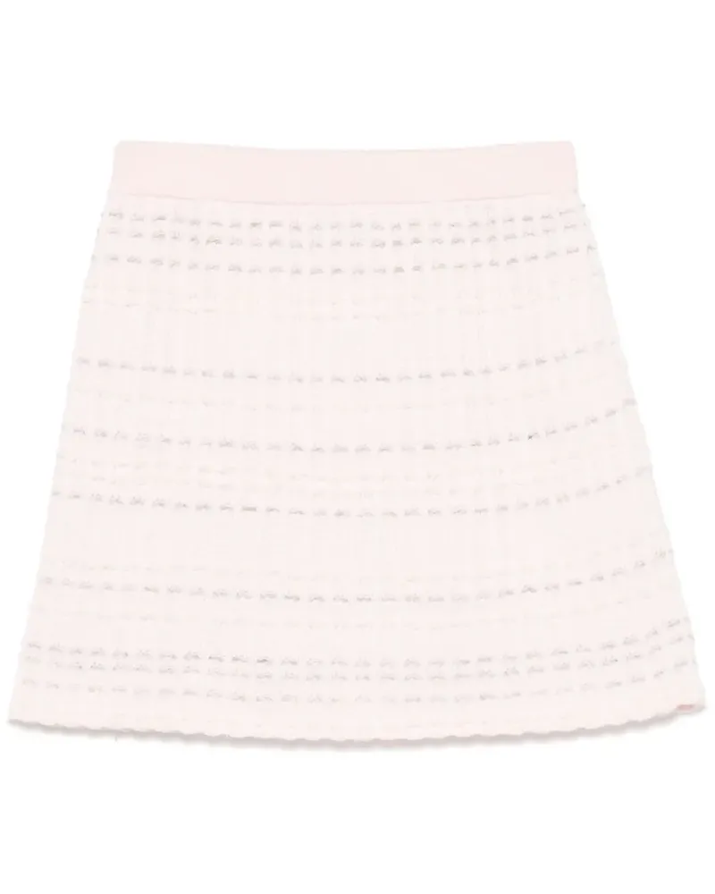 Thom Browne Tweed-Minirock aus Jacquard - Rosa Rosa
