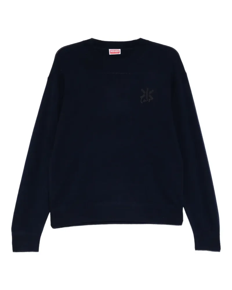 Kenzo Double-K Pullover - Blau Blau