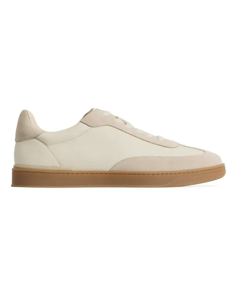 12 STOREEZ Sneakers mit Kontrastbesatz - Nude Nude