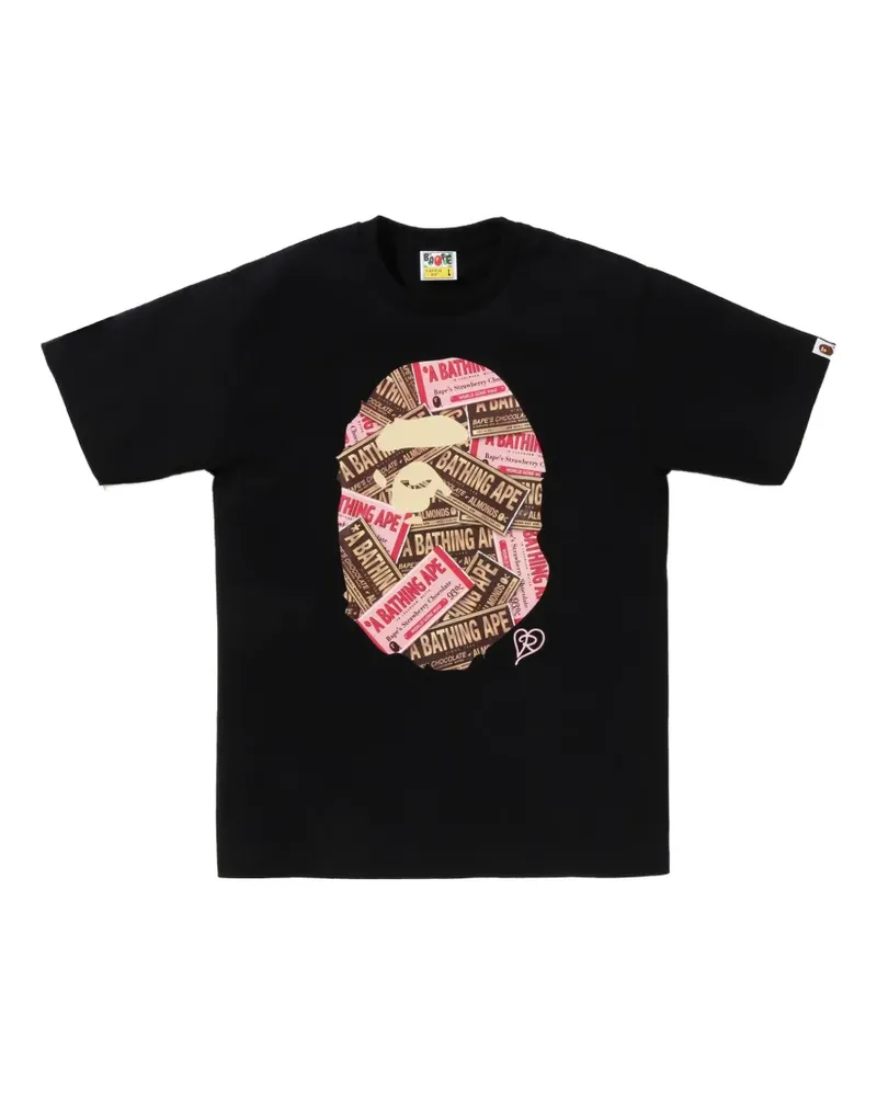 BAPE printed T-shirt - Schwarz Schwarz
