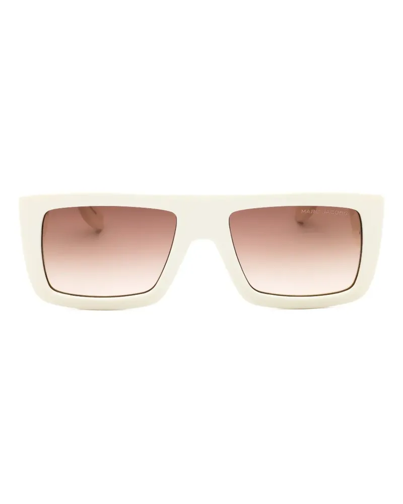 Marc Jacobs rectangle-frame sunglasses - Weiß Weiß