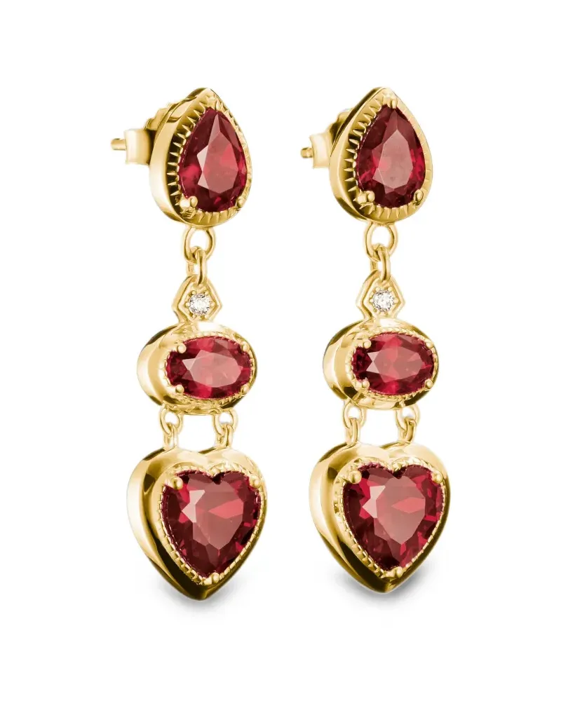 Thomas Sabo Elyndra heart-cut earrings - Gold Gold