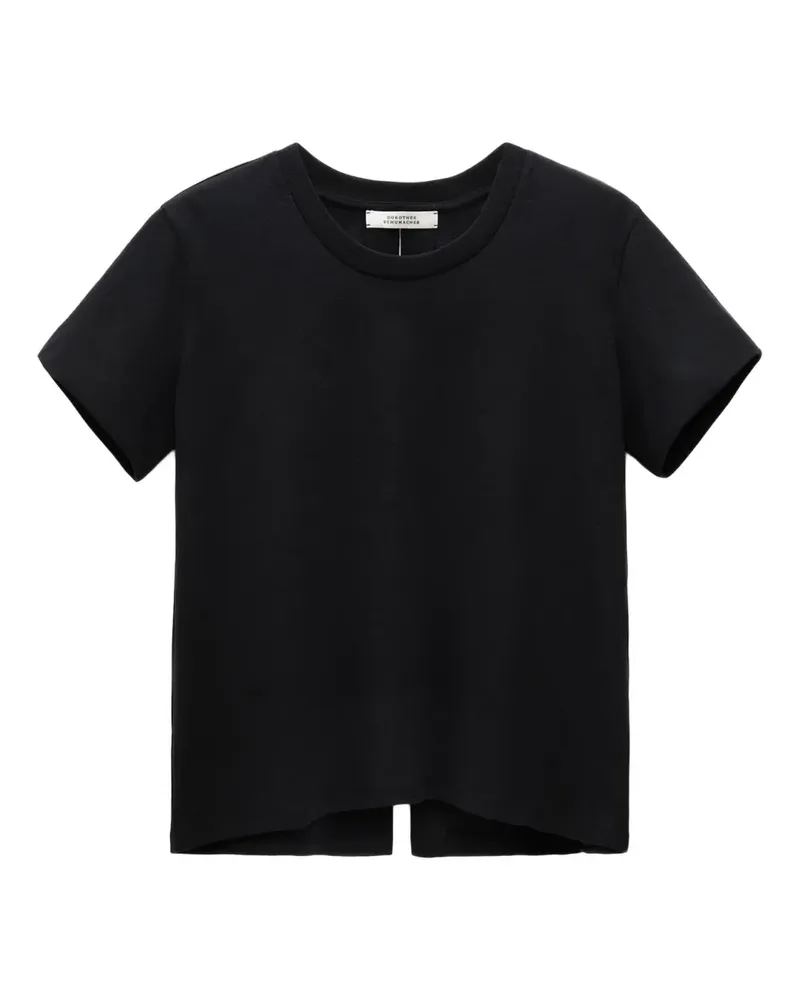 Dorothee Schumacher T-Shirt mit Schleifendetail - Schwarz Schwarz