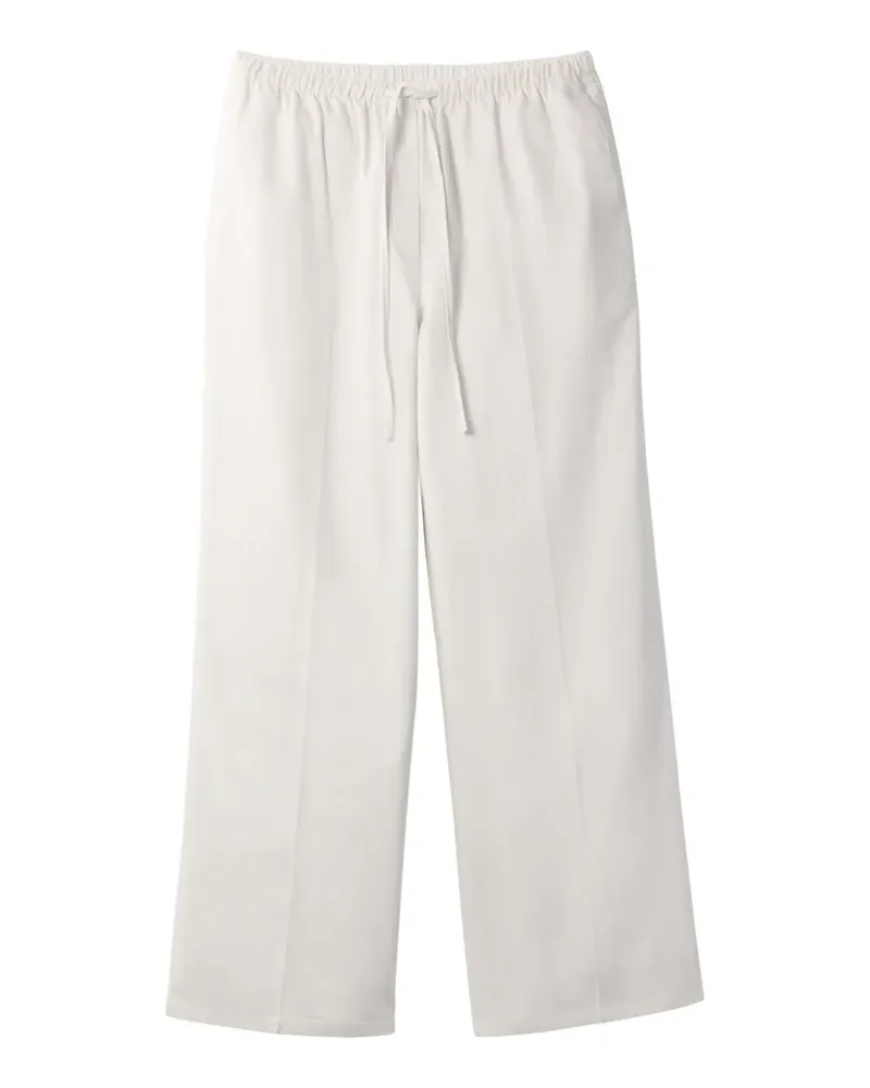 Calvin Klein drawstring wide-leg trousers - Weiß Weiß