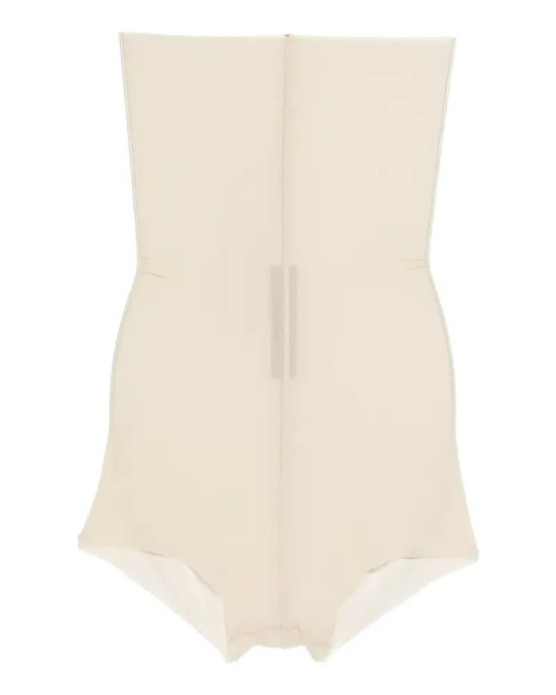 Rick Owens high-waisted stretch shorts - Nude Nude