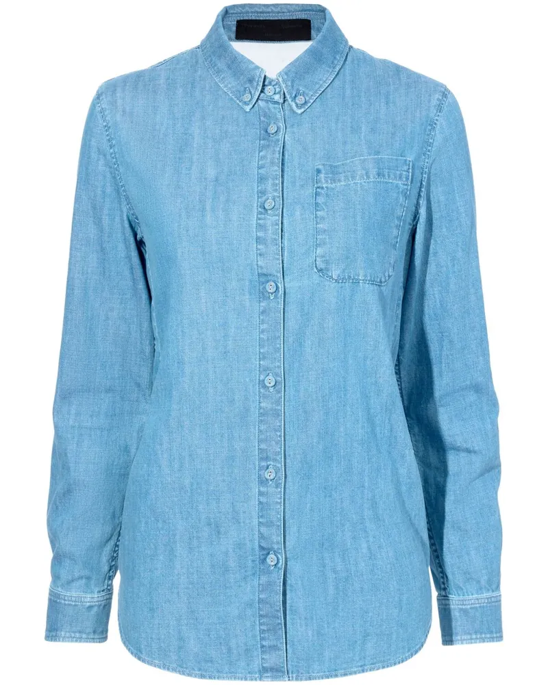 Proenza Schouler Francis Jeanshemd - Blau Blau