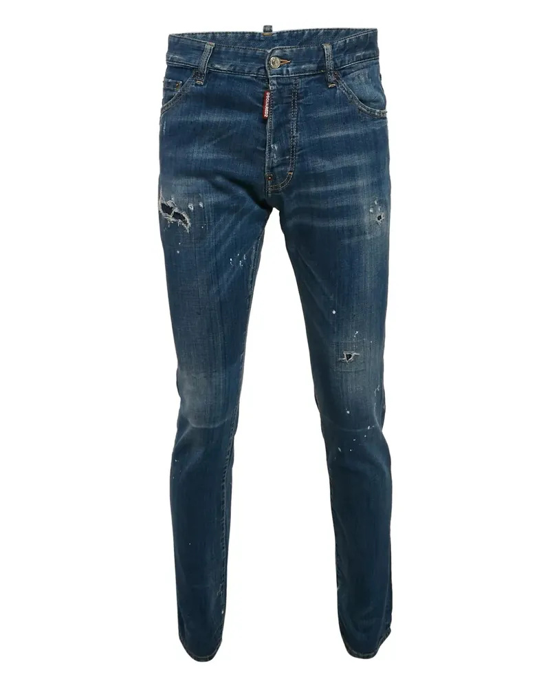 Dsquared2 Jeans im Distressed-Look - Blau Blau