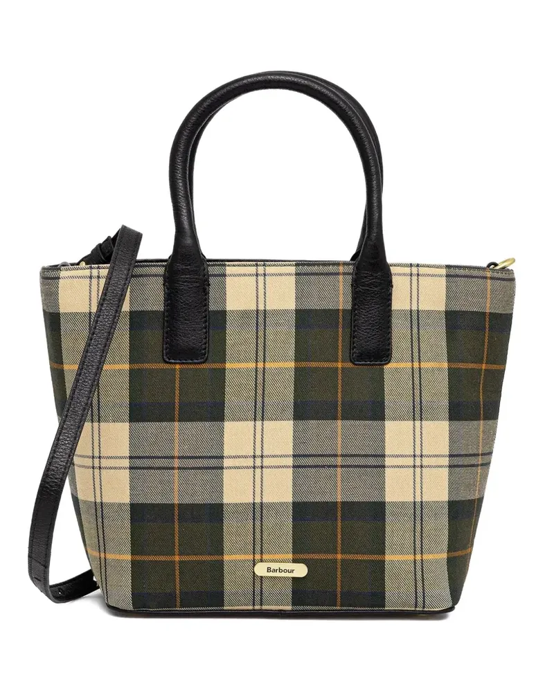 Barbour Karierter Birch Tote Bag - Nude Nude