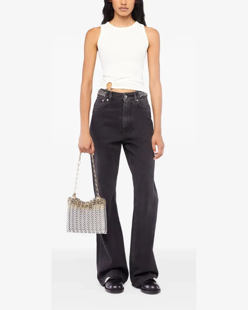 Paco Rabanne Tanktop mit ikonischem Piercing - Nude Nude