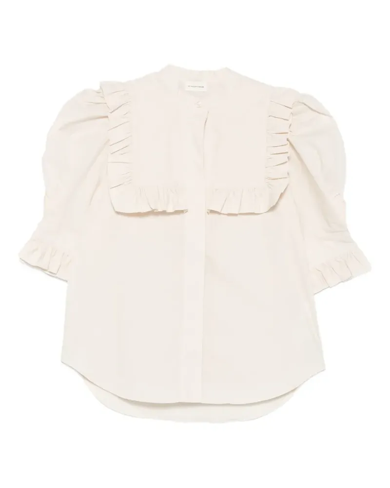 By Malene Birger Oia Hemd mit Puffärmeln - Nude Nude