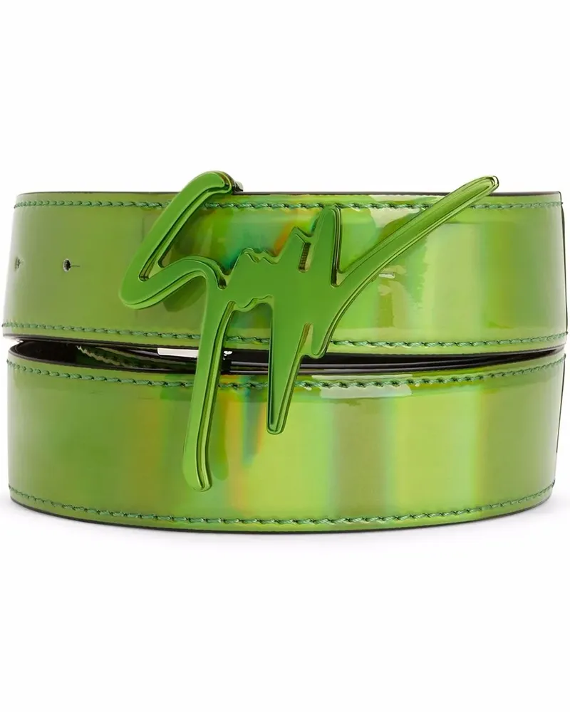 Giuseppe Zanotti Gürtel mit Giuseppe-Schnalle - Grün Grün