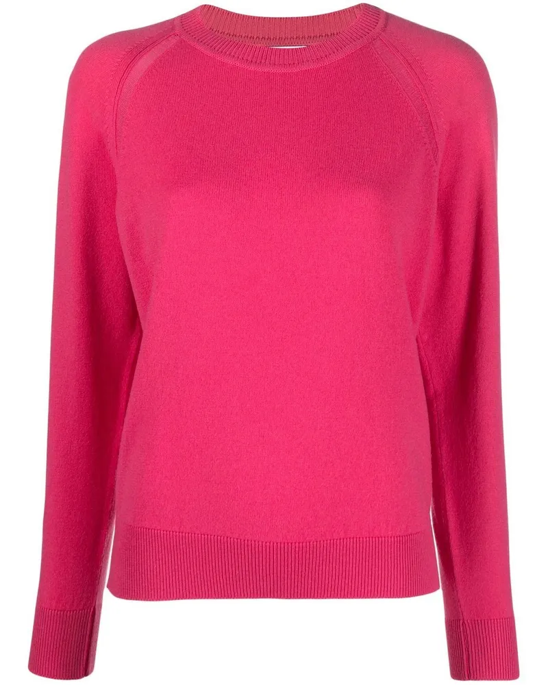 Barrie Kaschmirpullover mit Rundhalsausschnitt Rosa