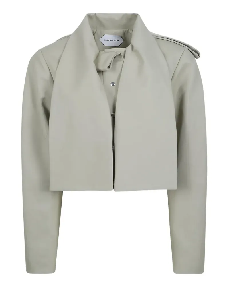 Fidan Novruzova Arden epaulette jacket - Nude Nude