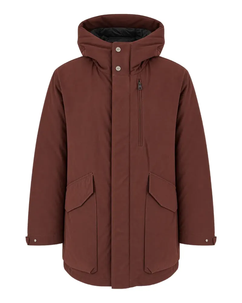 DUNO Hoshi hooded padded jacket - Braun Braun