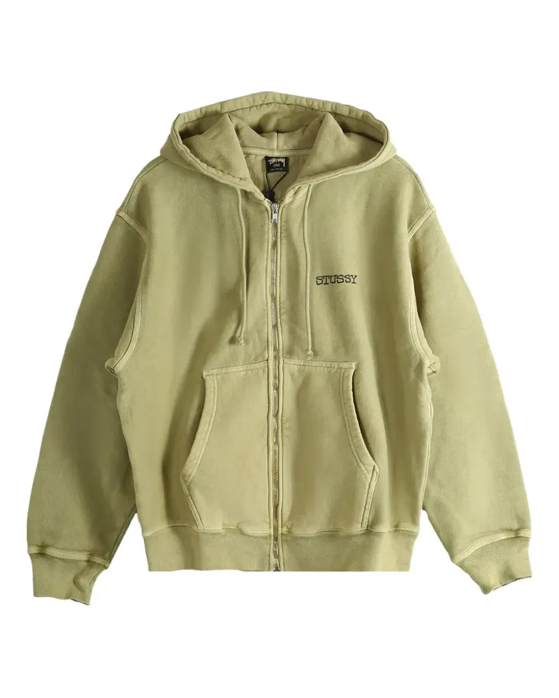 Stüssy Jumbo Pig Dyed Kapuzenjacke - Grün Grün