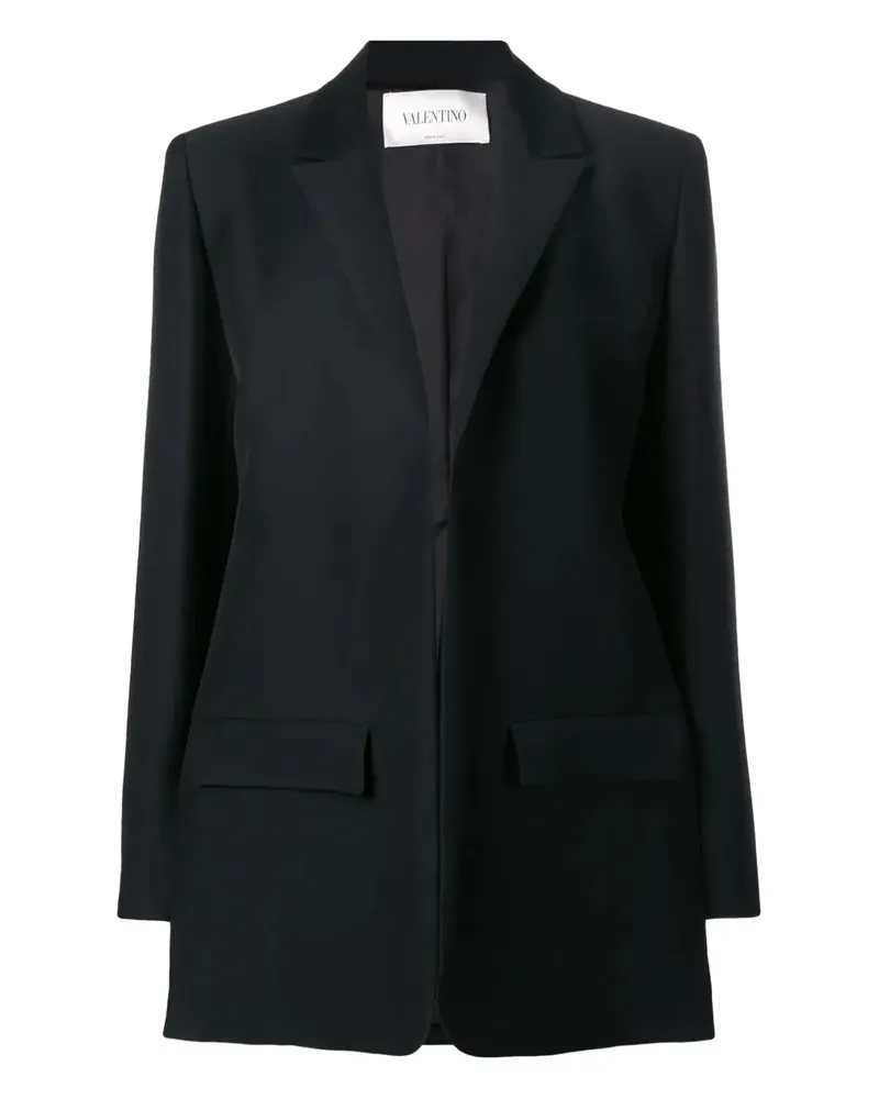 Valentino Garavani Klassischer Blazer - Schwarz Schwarz