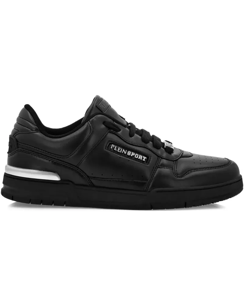 Philipp Plein Tiger.X Sneakers mit Logo-Schild - Schwarz Schwarz