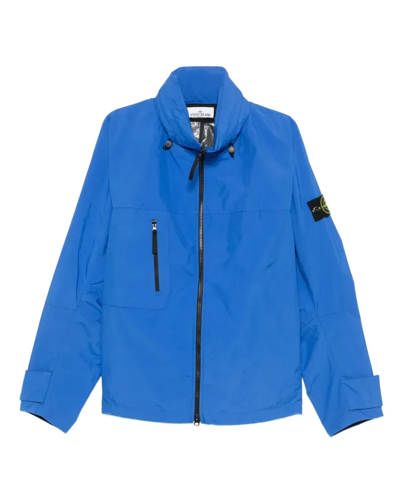 Stone Island Lamina Poly Jacke aus Ripstop - Blau Blau