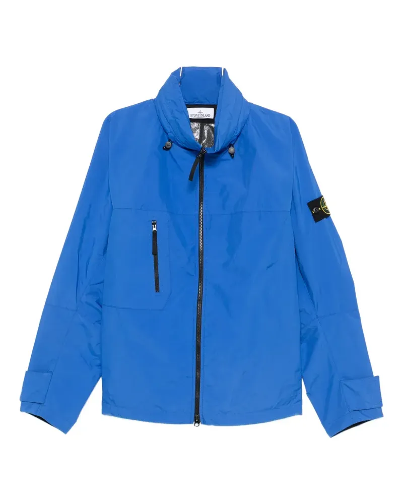 Stone Island Lamina Poly Jacke aus Ripstop - Blau Blau