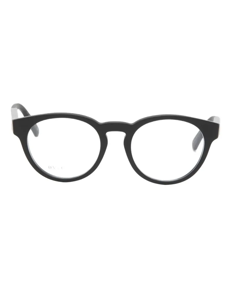 Bulgari round-frame glasses - Schwarz Schwarz