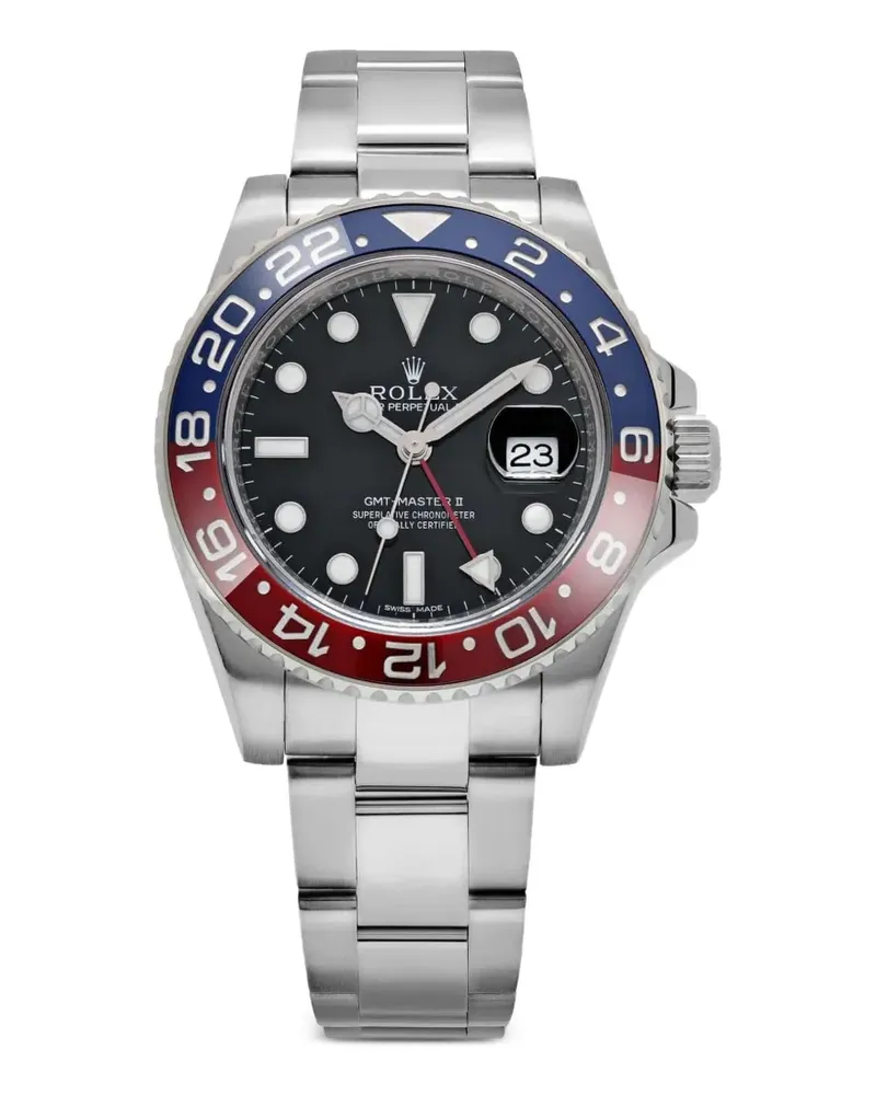Rolex 2017 GMT-Master II Armbanduhr mit Datumsfenster 40mm - Schwarz Schwarz