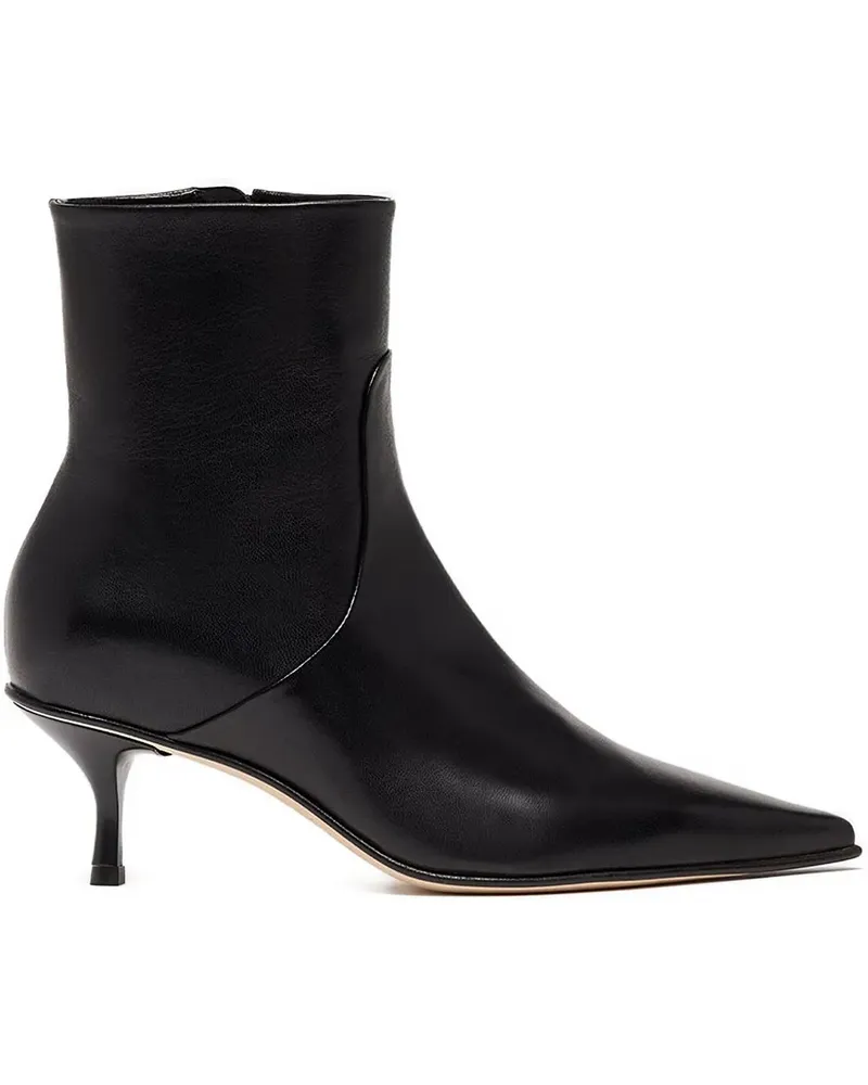Scarosso Jamie Stiefel mit spitzer Kappe - Schwarz Schwarz