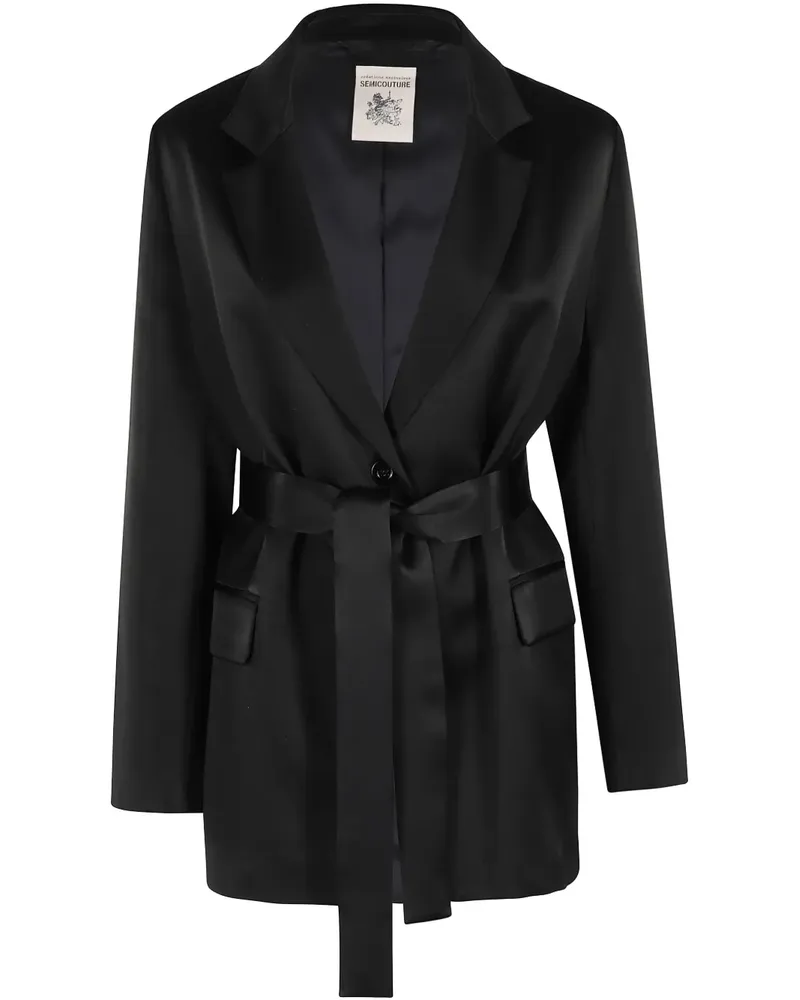 Semicouture Christiana Jacke - Schwarz Schwarz