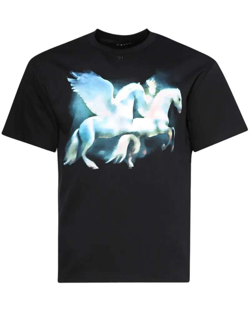 MISBHV Horses T-Shirt - Schwarz Schwarz