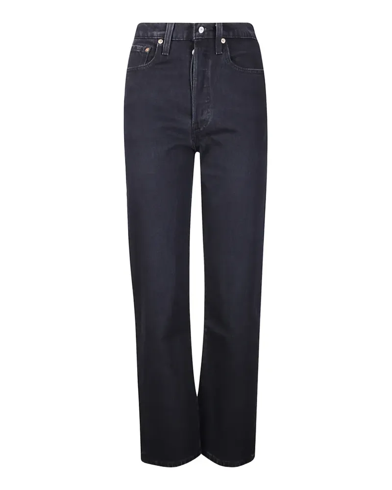 Levi's Gerade Ribcage Jeans - Schwarz Schwarz