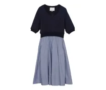 Kleid mit Knöpfen - Blau