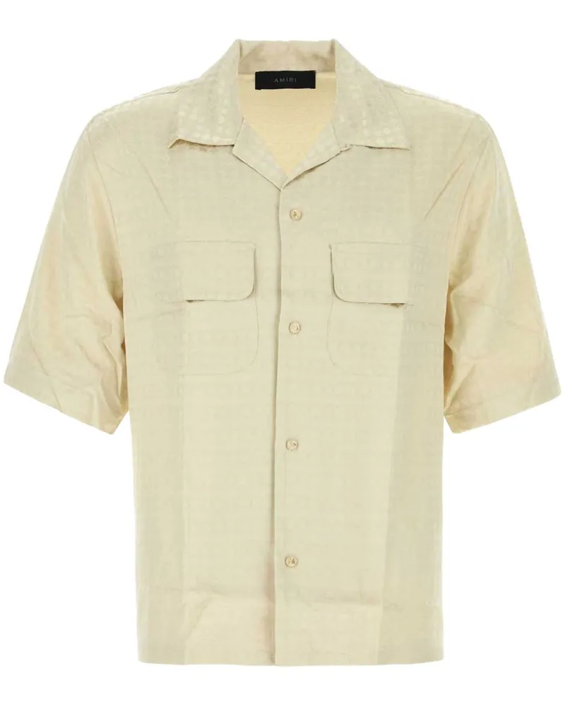 Amiri Ma Quad Jacquard-Hemd - Nude Nude