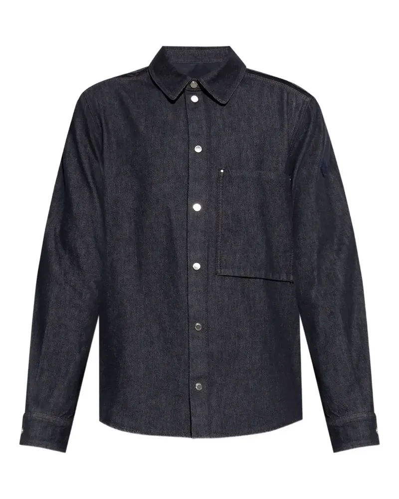 Moncler Klassisches Jeanshemd - Blau Blau