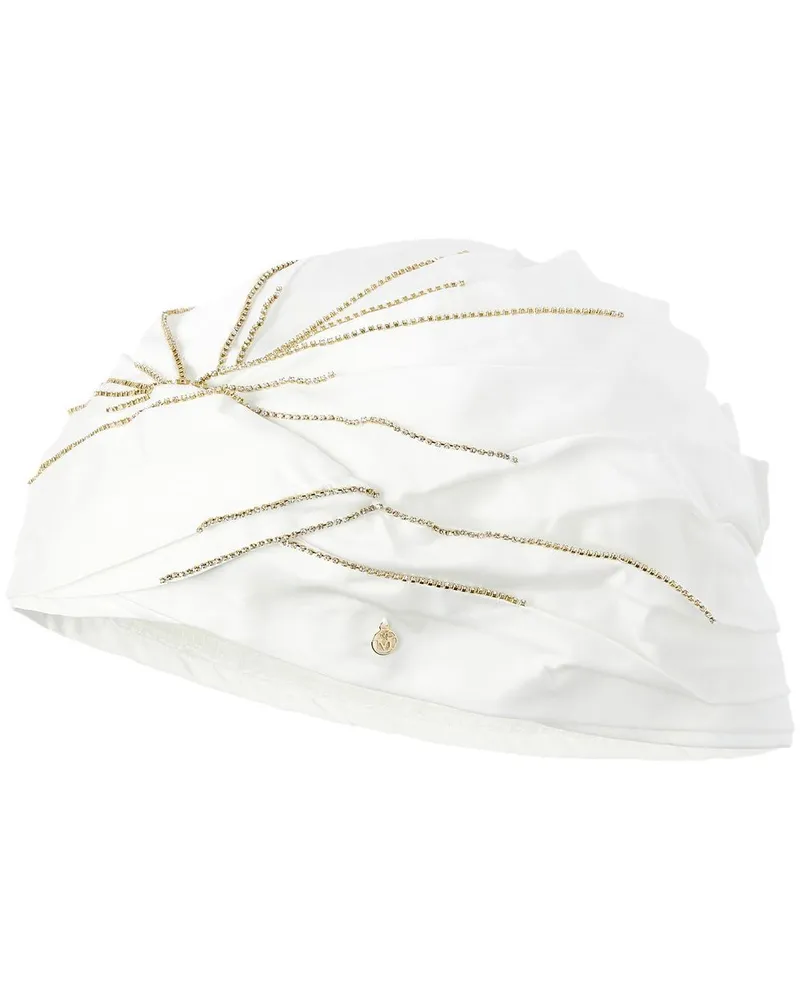 Maison Michel Carrie Turban - Weiß Weiß