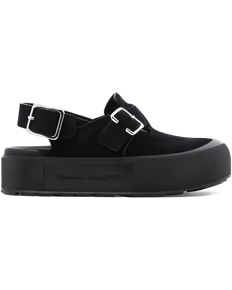 Alexander McQueen Sandalen mit Plateau - Schwarz Schwarz