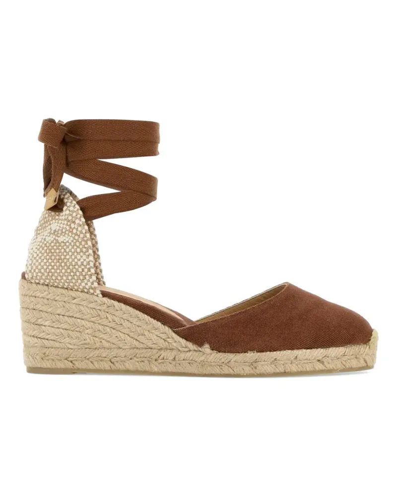 Castañer Carina round-toe espadrilles - Braun Braun