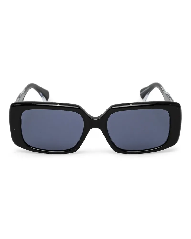 Vivienne Westwood Sonnenbrille mit eckigem Gestell - Schwarz Schwarz