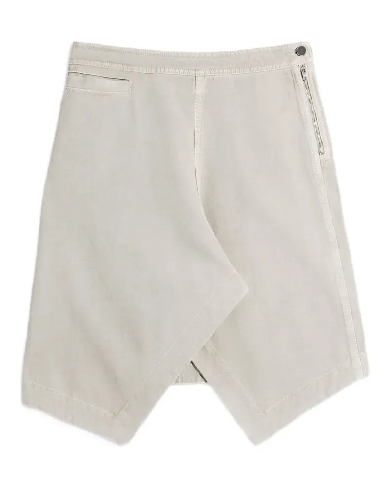 Christophe Lemaire Asymmetrischer Minirock - Nude Nude