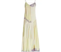 Kleid mit Spitze - Gelb